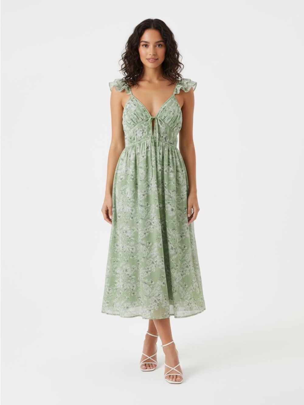 En Saison Laguna Floral Midi Dress